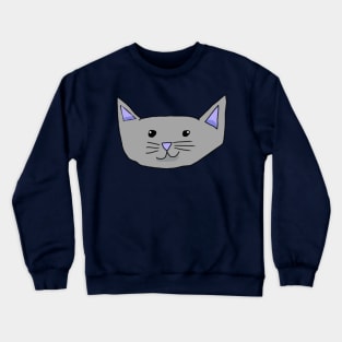 Dark Grey Cat Crewneck Sweatshirt